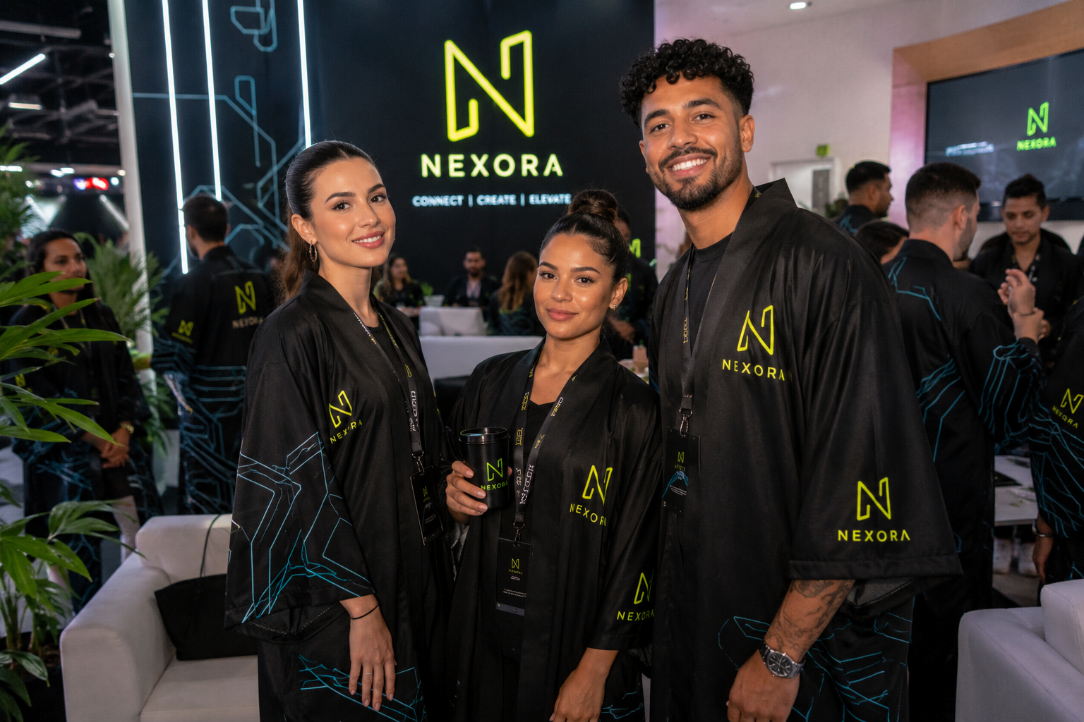 Brand activation event with custom kimonos