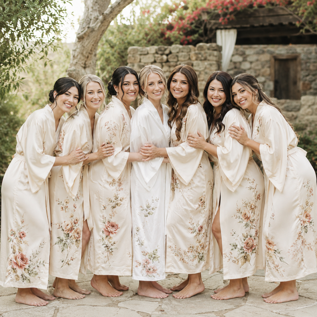 Wedding Party kimono robes