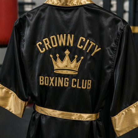 Custom boxing-style robes