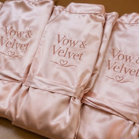 Custom bridal party robes