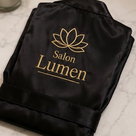Custom robes for salons and spas