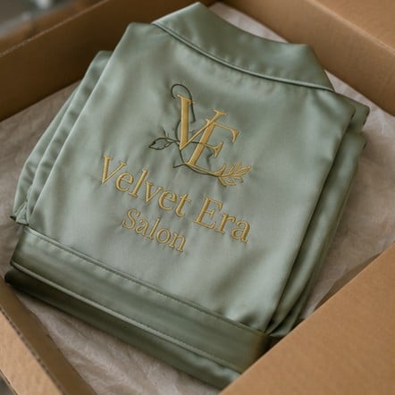 Personalized bridesmaid robes